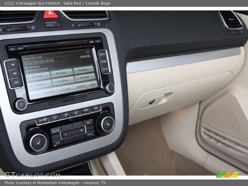 Salsa Red / Cornsilk Beige 2012 Volkswagen Eos Komfort