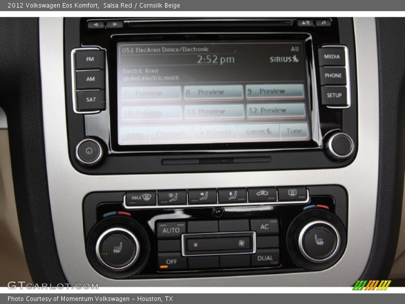 Salsa Red / Cornsilk Beige 2012 Volkswagen Eos Komfort