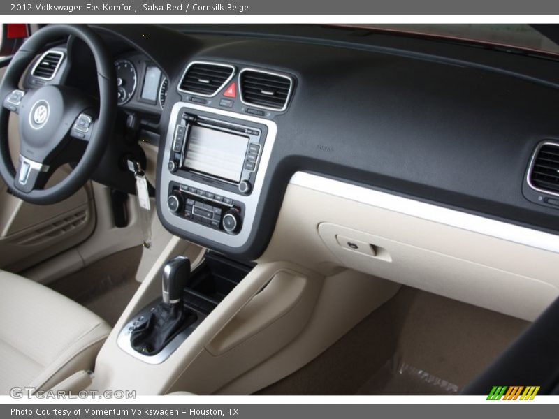 Salsa Red / Cornsilk Beige 2012 Volkswagen Eos Komfort