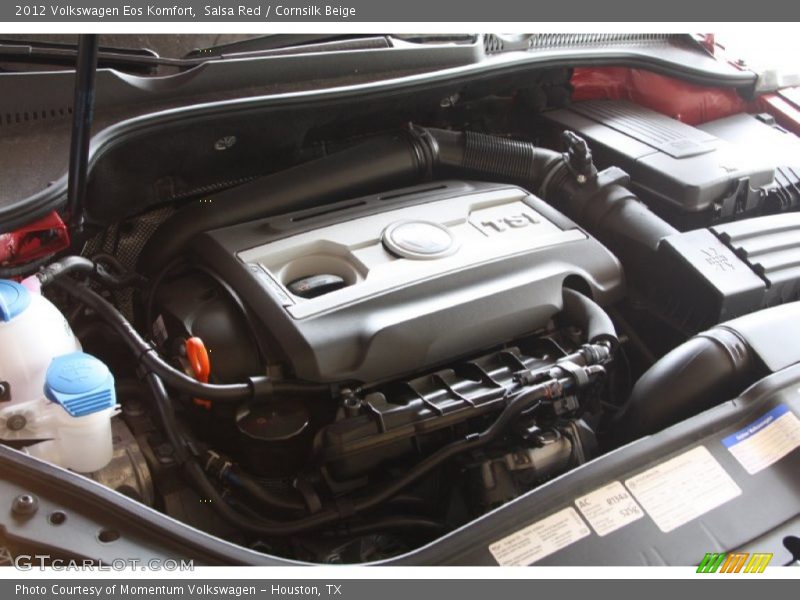 Salsa Red / Cornsilk Beige 2012 Volkswagen Eos Komfort