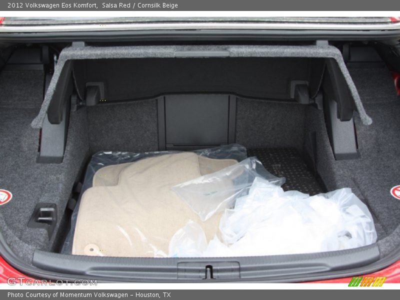 Salsa Red / Cornsilk Beige 2012 Volkswagen Eos Komfort