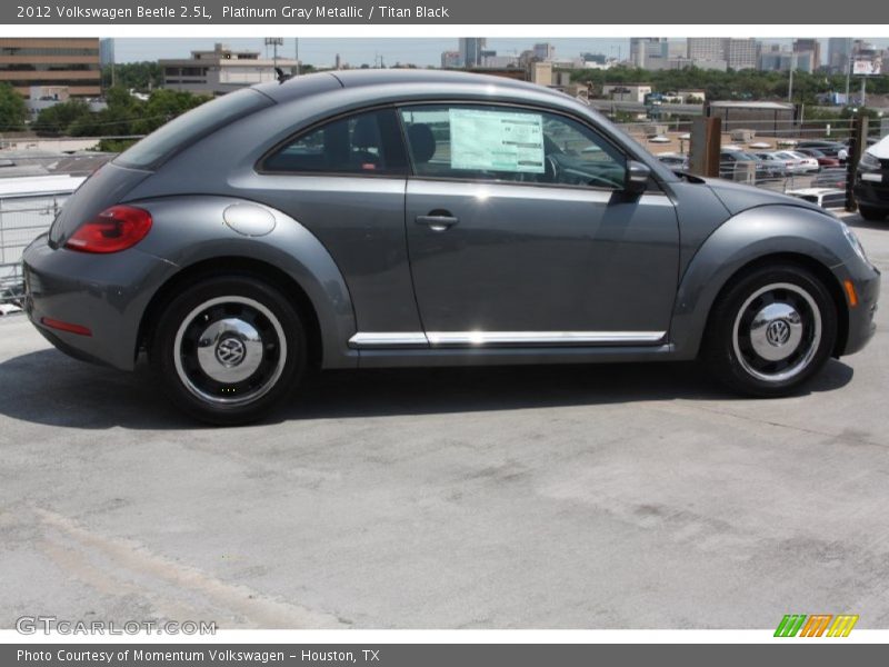 Platinum Gray Metallic / Titan Black 2012 Volkswagen Beetle 2.5L
