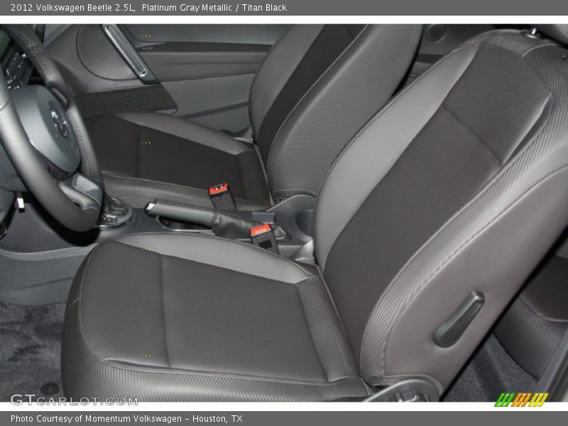 Platinum Gray Metallic / Titan Black 2012 Volkswagen Beetle 2.5L
