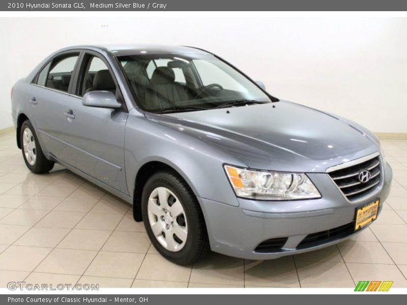 Medium Silver Blue / Gray 2010 Hyundai Sonata GLS