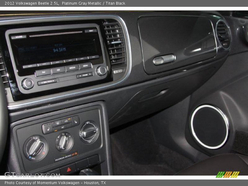 Platinum Gray Metallic / Titan Black 2012 Volkswagen Beetle 2.5L