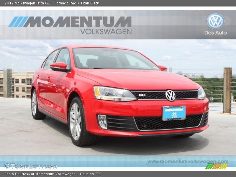Tornado Red / Titan Black 2012 Volkswagen Jetta GLI
