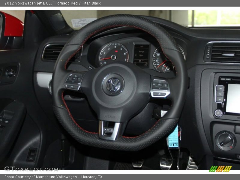 Tornado Red / Titan Black 2012 Volkswagen Jetta GLI