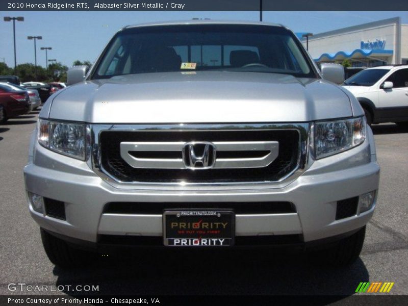 Alabaster Silver Metallic / Gray 2010 Honda Ridgeline RTS