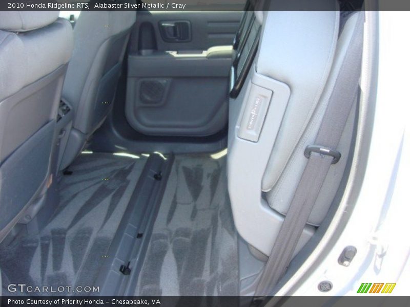 Alabaster Silver Metallic / Gray 2010 Honda Ridgeline RTS
