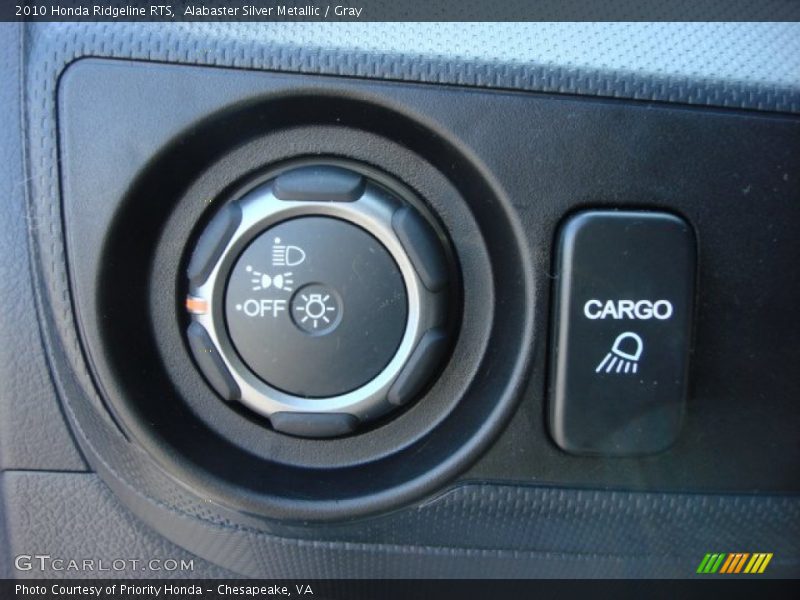Alabaster Silver Metallic / Gray 2010 Honda Ridgeline RTS