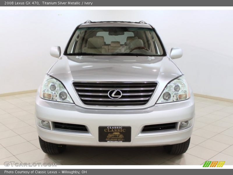 Titanium Silver Metallic / Ivory 2008 Lexus GX 470