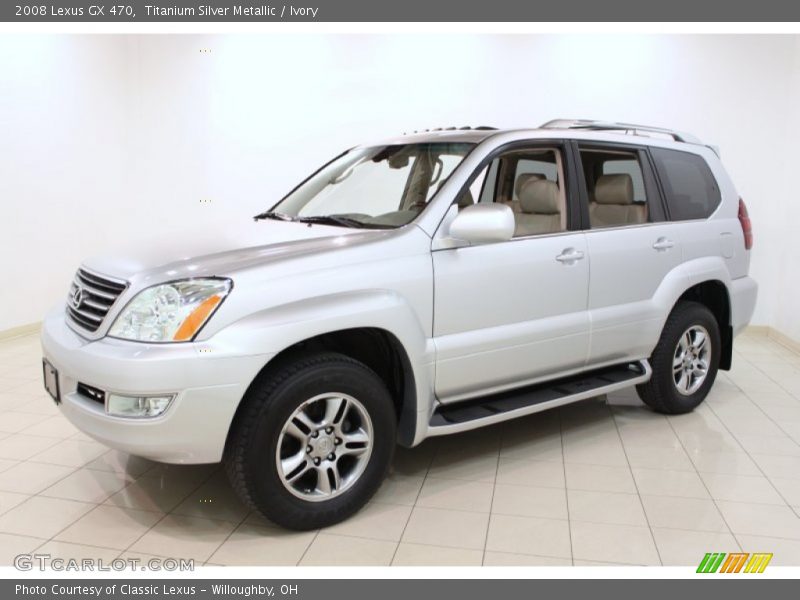 Titanium Silver Metallic / Ivory 2008 Lexus GX 470