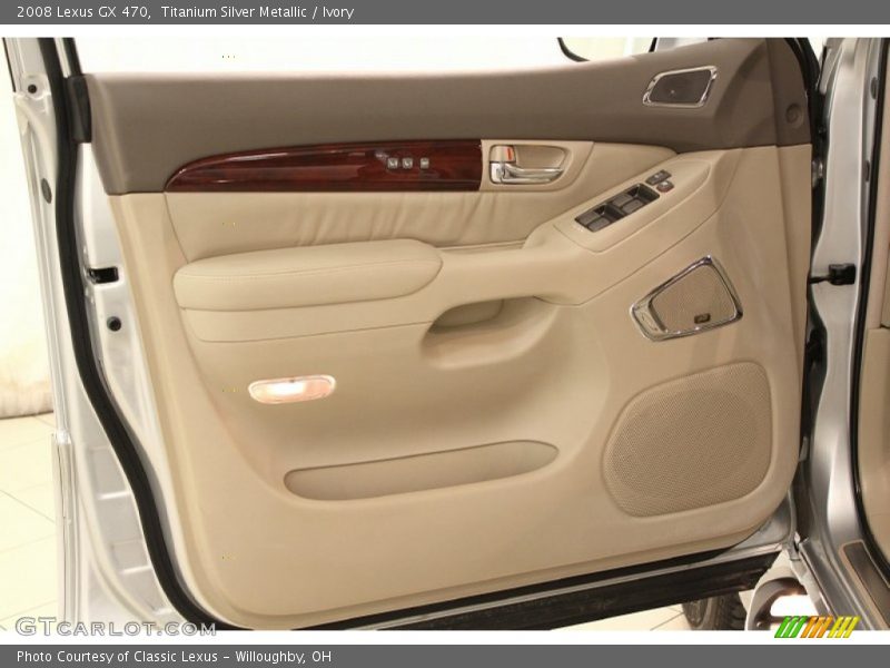 Titanium Silver Metallic / Ivory 2008 Lexus GX 470