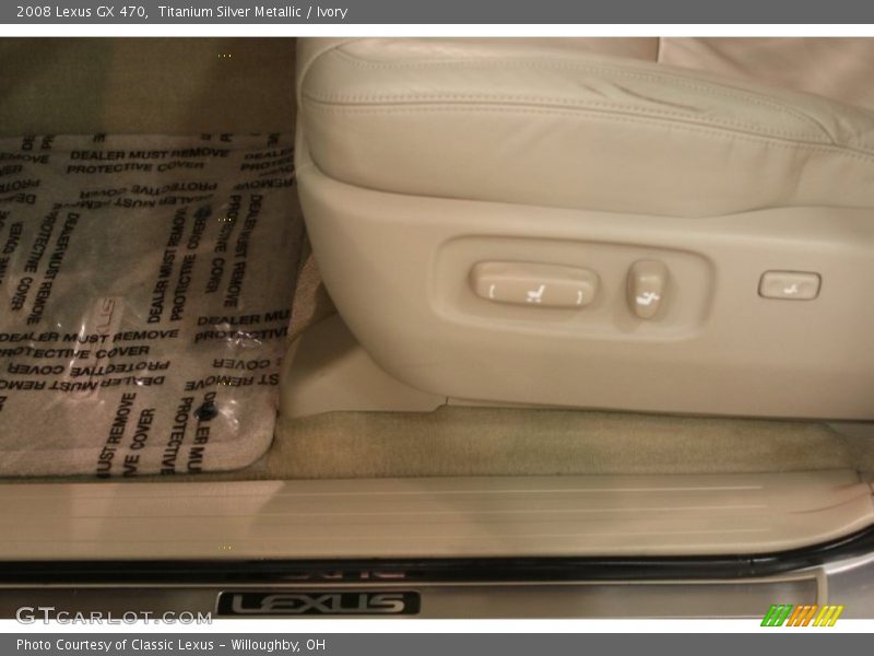 Titanium Silver Metallic / Ivory 2008 Lexus GX 470