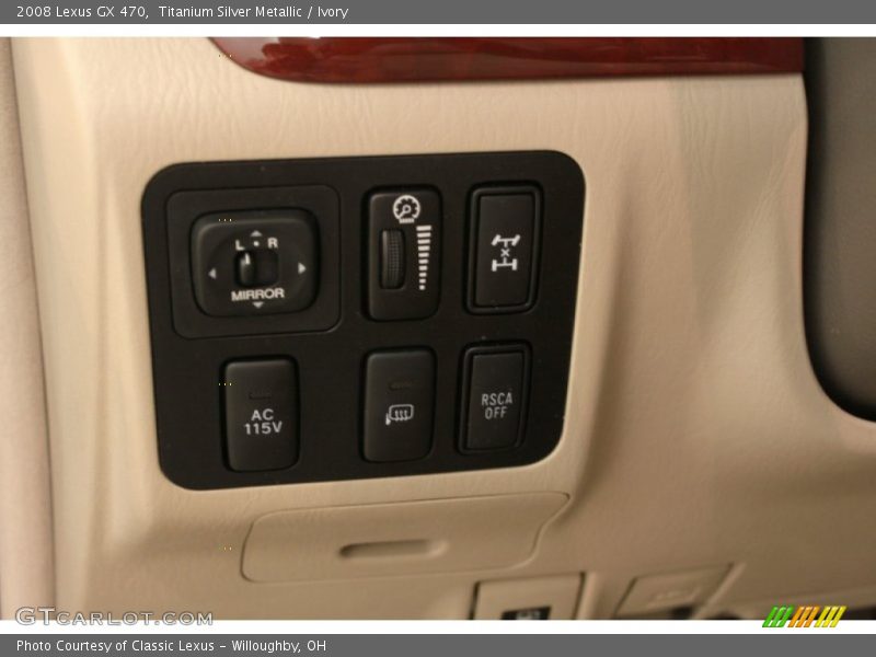 Titanium Silver Metallic / Ivory 2008 Lexus GX 470