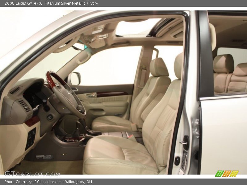 Titanium Silver Metallic / Ivory 2008 Lexus GX 470