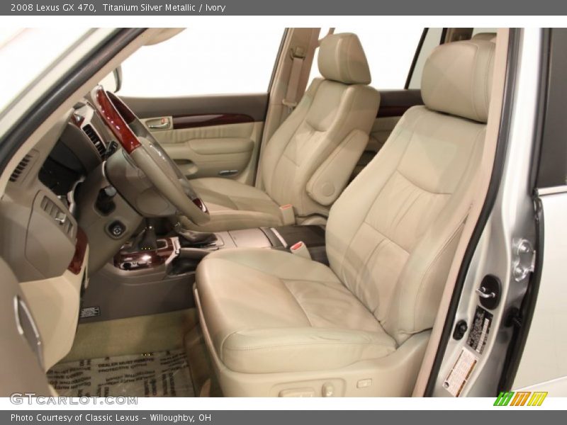 Titanium Silver Metallic / Ivory 2008 Lexus GX 470