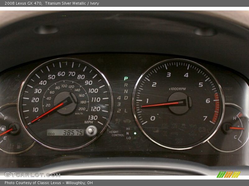 Titanium Silver Metallic / Ivory 2008 Lexus GX 470
