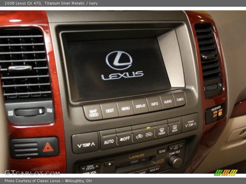Titanium Silver Metallic / Ivory 2008 Lexus GX 470