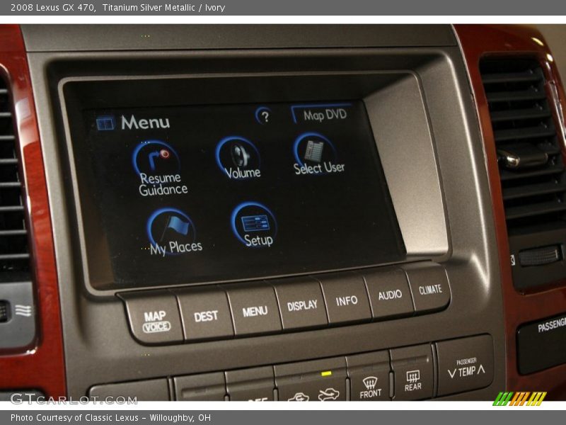 Titanium Silver Metallic / Ivory 2008 Lexus GX 470