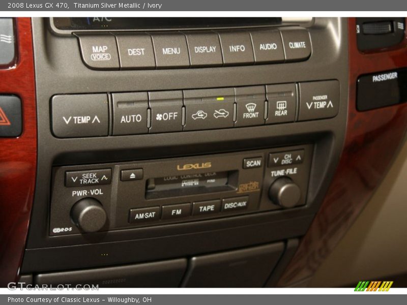 Titanium Silver Metallic / Ivory 2008 Lexus GX 470