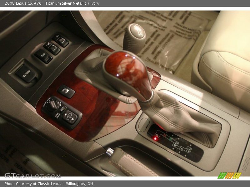 Titanium Silver Metallic / Ivory 2008 Lexus GX 470