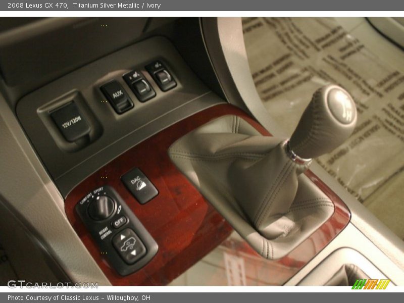 Titanium Silver Metallic / Ivory 2008 Lexus GX 470