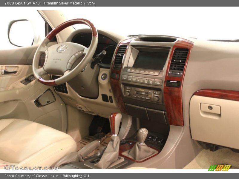 Titanium Silver Metallic / Ivory 2008 Lexus GX 470