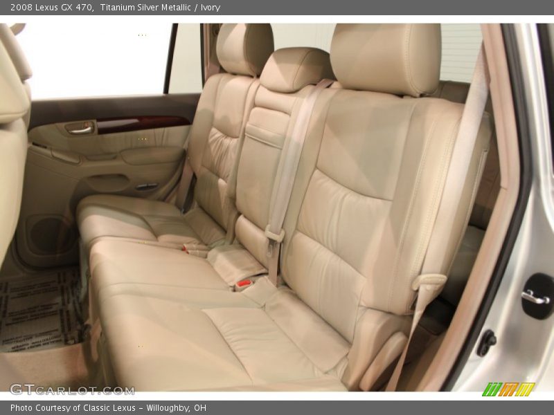 Titanium Silver Metallic / Ivory 2008 Lexus GX 470