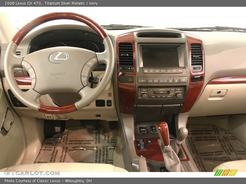 Titanium Silver Metallic / Ivory 2008 Lexus GX 470