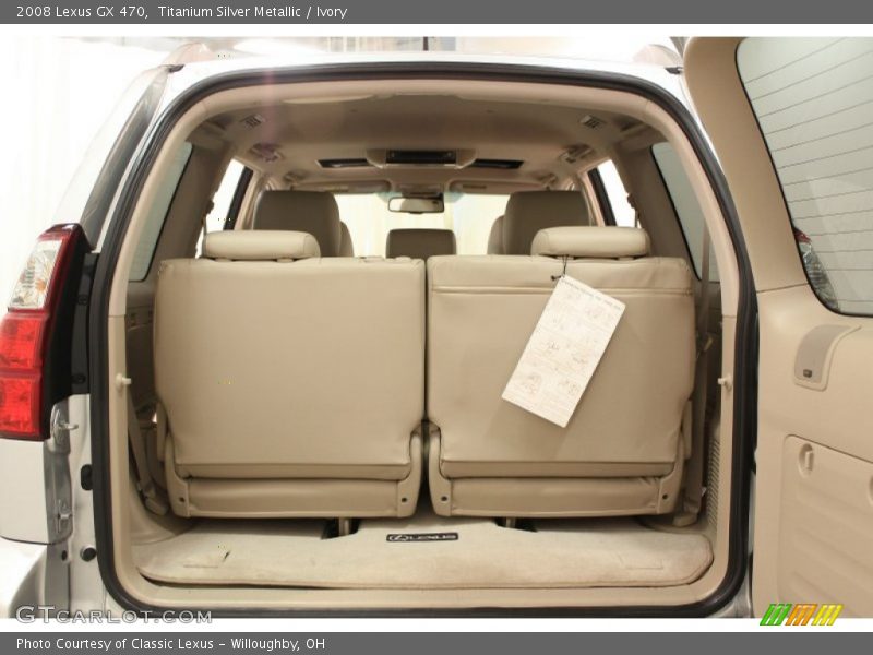 Titanium Silver Metallic / Ivory 2008 Lexus GX 470