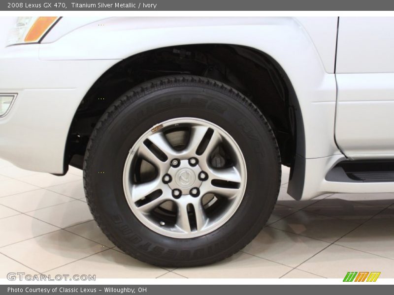 Titanium Silver Metallic / Ivory 2008 Lexus GX 470