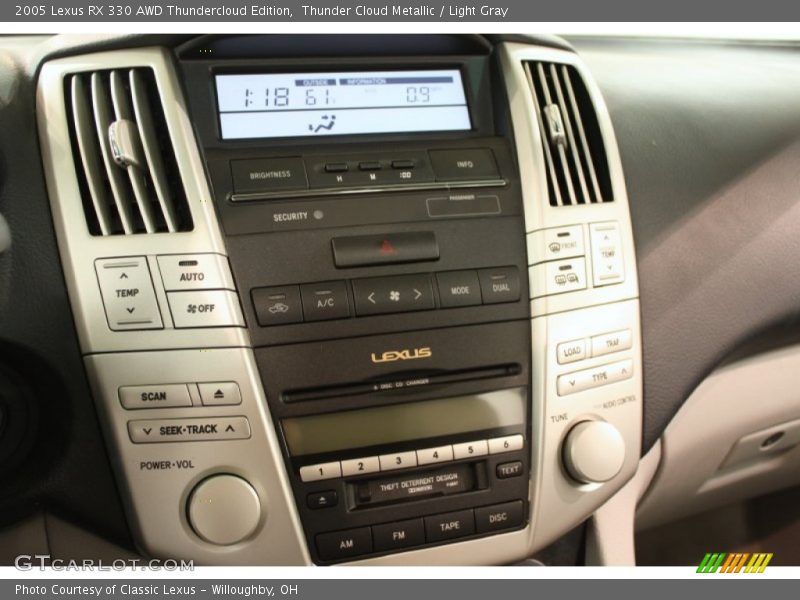 Thunder Cloud Metallic / Light Gray 2005 Lexus RX 330 AWD Thundercloud Edition