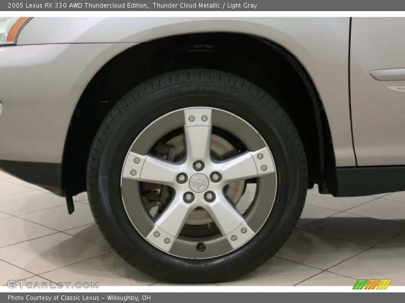 Thunder Cloud Metallic / Light Gray 2005 Lexus RX 330 AWD Thundercloud Edition