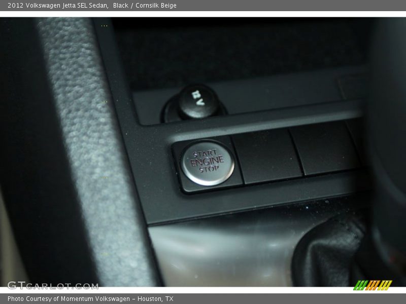 Black / Cornsilk Beige 2012 Volkswagen Jetta SEL Sedan