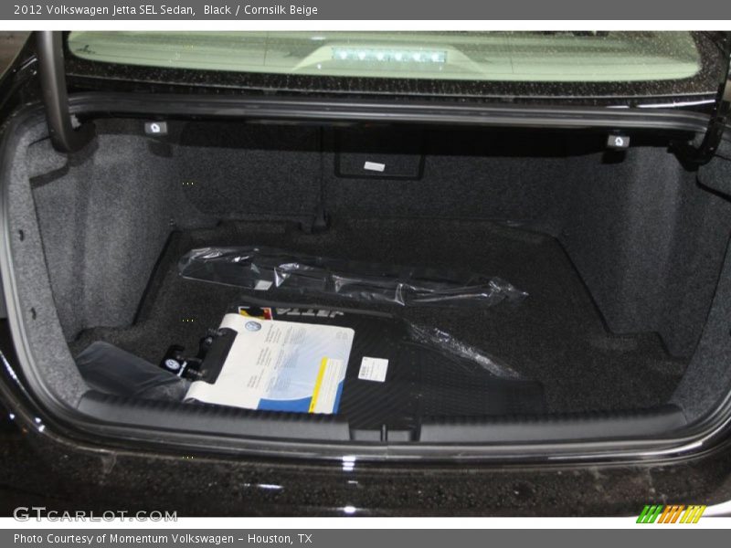Black / Cornsilk Beige 2012 Volkswagen Jetta SEL Sedan