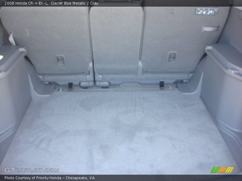 Glacier Blue Metallic / Gray 2008 Honda CR-V EX-L
