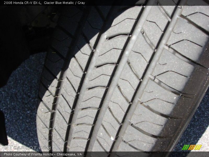 Glacier Blue Metallic / Gray 2008 Honda CR-V EX-L