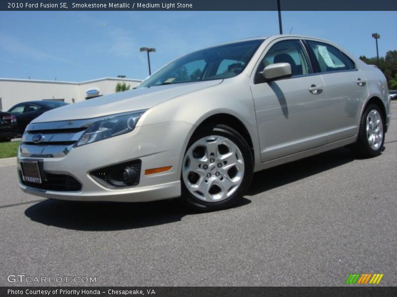 Smokestone Metallic / Medium Light Stone 2010 Ford Fusion SE