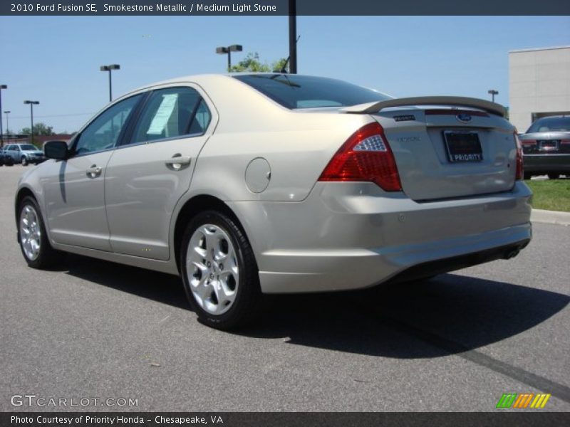 Smokestone Metallic / Medium Light Stone 2010 Ford Fusion SE