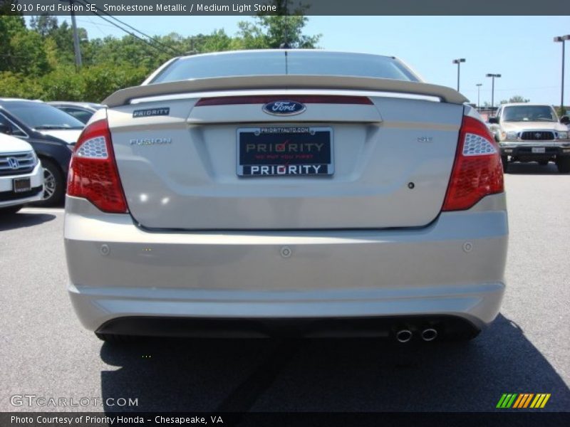 Smokestone Metallic / Medium Light Stone 2010 Ford Fusion SE