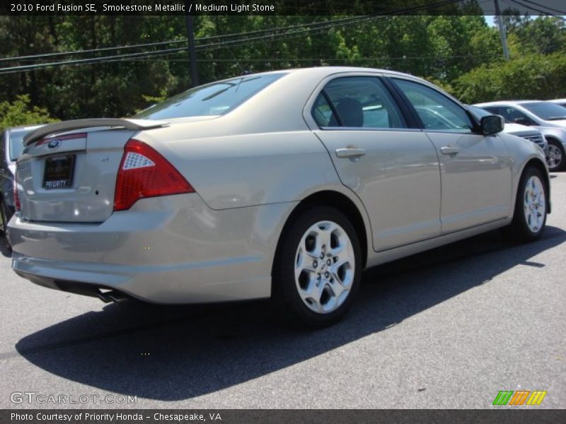 Smokestone Metallic / Medium Light Stone 2010 Ford Fusion SE