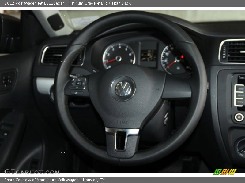 Platinum Gray Metallic / Titan Black 2012 Volkswagen Jetta SEL Sedan