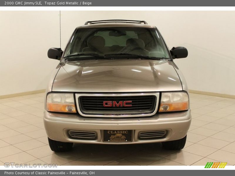 Topaz Gold Metallic / Beige 2000 GMC Jimmy SLE