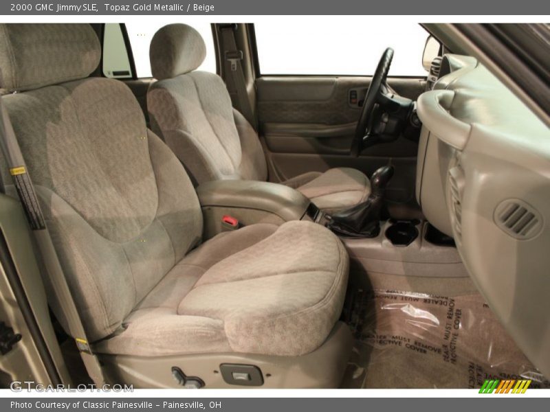 Topaz Gold Metallic / Beige 2000 GMC Jimmy SLE