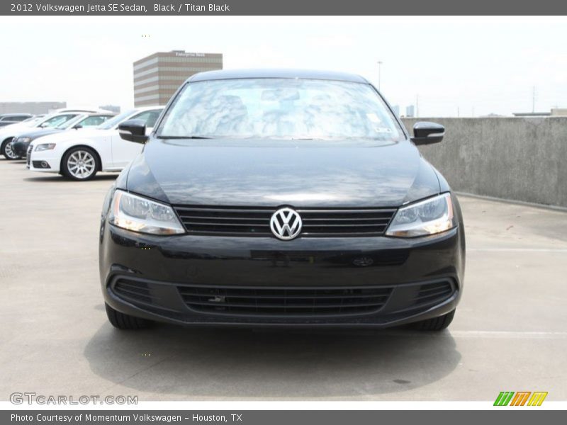Black / Titan Black 2012 Volkswagen Jetta SE Sedan