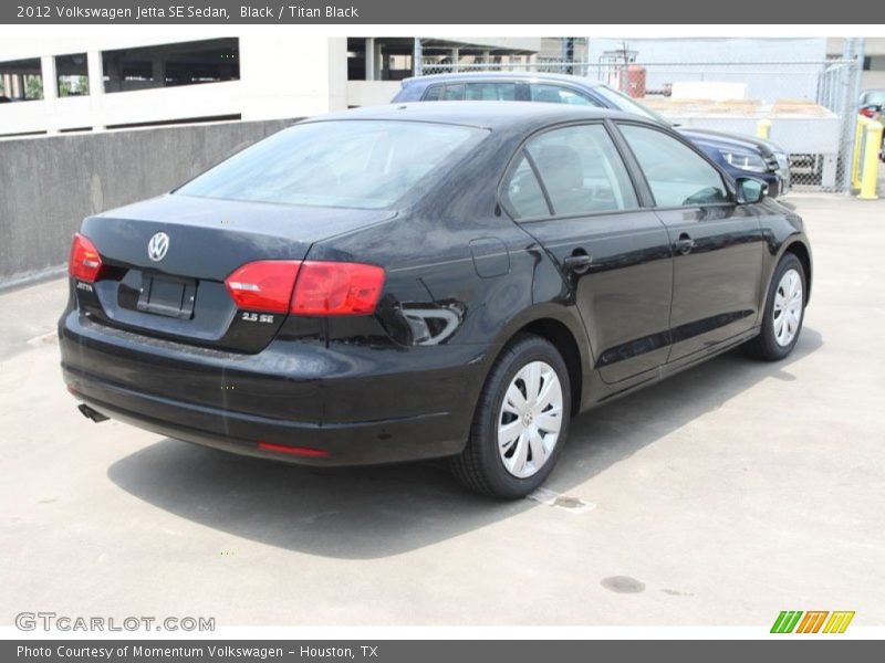 Black / Titan Black 2012 Volkswagen Jetta SE Sedan