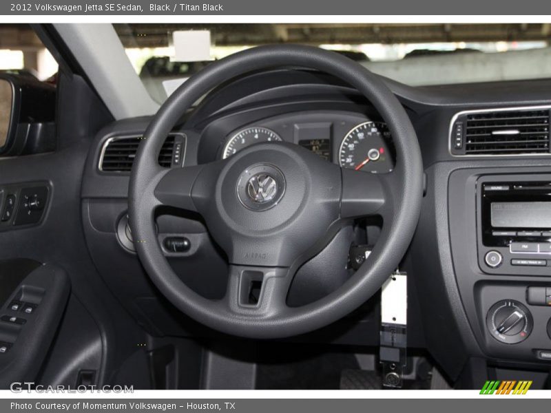 Black / Titan Black 2012 Volkswagen Jetta SE Sedan