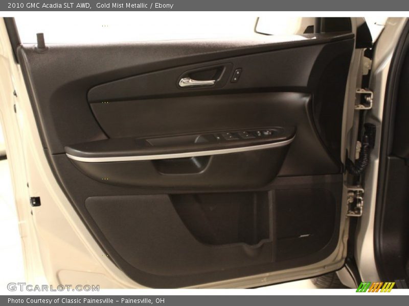 Gold Mist Metallic / Ebony 2010 GMC Acadia SLT AWD