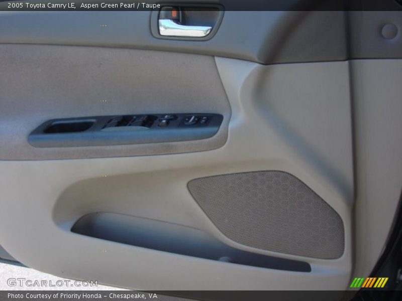 Aspen Green Pearl / Taupe 2005 Toyota Camry LE